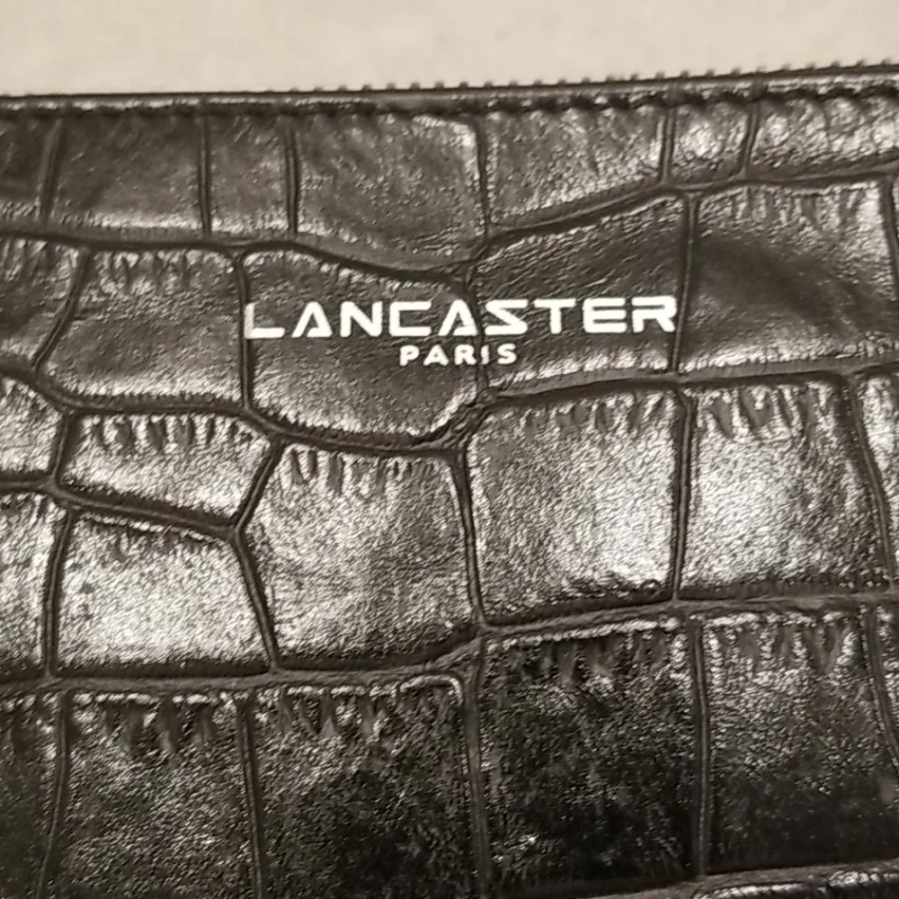💕LANCASTER PARIS💕 Element Croco Pochette 8